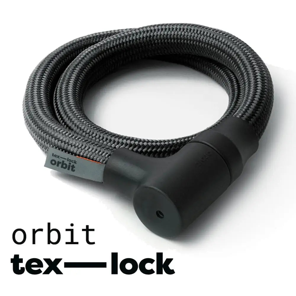 fahrradschloss seilschloss TEX-LOCK ORBIT onyx black